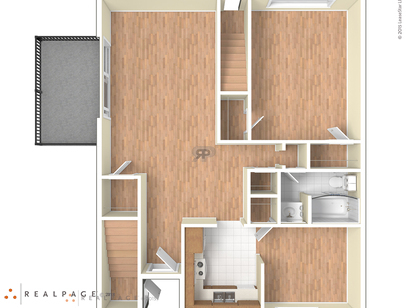 1 Bed 1 Bath Den Deluxe: Beds - 1: Baths - 1: SqFt Range - 846 to 846