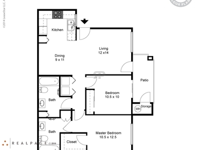 Montague: Beds - 2: Baths - 2: SqFt Range - 943 to 943