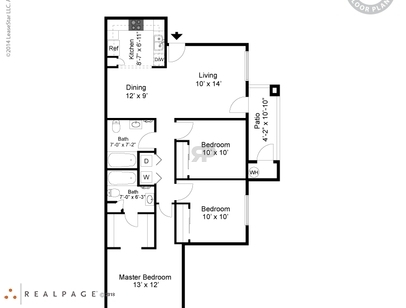 Redwood: Beds - 3: Baths - 2: SqFt Range - 1121 to 1121