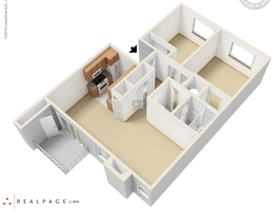 Ocotillo: Beds - 2: Baths - 1: SqFt Range - 883 to 883