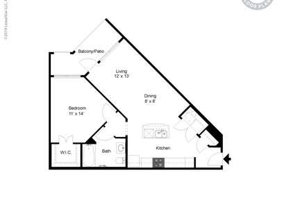 A2: Beds - 1: Baths - 1: SqFt Range - 775 to 775