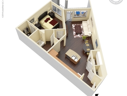 A2: Beds - 1: Baths - 1: SqFt Range - 775 to 775