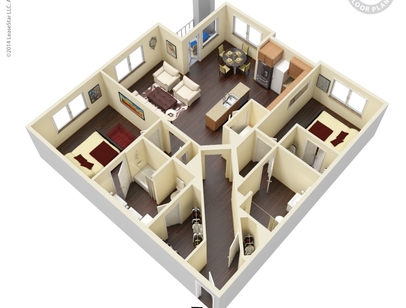 B5: Beds - 2: Baths - 2: SqFt Range - 1229 to 1229