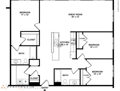 3 Bedroom: Beds - 3: Baths - 2: SqFt Range - 1314 to 1314