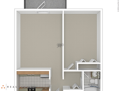 1 Bedroom 1 Bath - Balcony: Beds - 1: Baths - 1: SqFt Range - 700 to 700