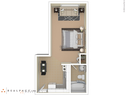Studio: Beds - Studio: Baths - 1: SqFt Range - 325 to 325