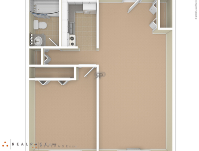 1 Bedroom: Beds - 1: Baths - 1: SqFt Range - 637 to 637