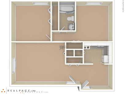 2 Bedroom: Beds - 2: Baths - 1: SqFt Range - 923 to 923