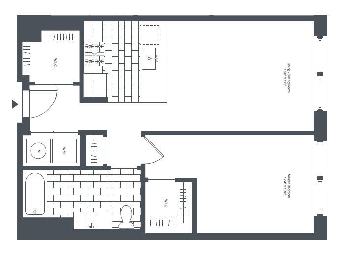 Apartment 507 floorplan
