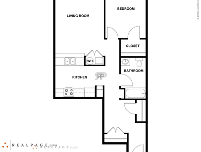 1 Bedroom: Beds - 1: Baths - 1: SqFt Range - 765 to 765
