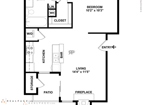 E1: Beds - 1: Baths - 1: SqFt Range - 518 to 518