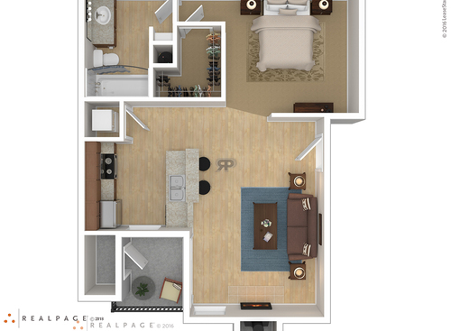 E1: Beds - 1: Baths - 1: SqFt Range - 518 to 518