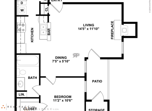 A1: Beds - 1: Baths - 1: SqFt Range - 653 to 653