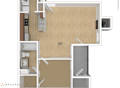 A1: Beds - 1: Baths - 1: SqFt Range - 653 to 653