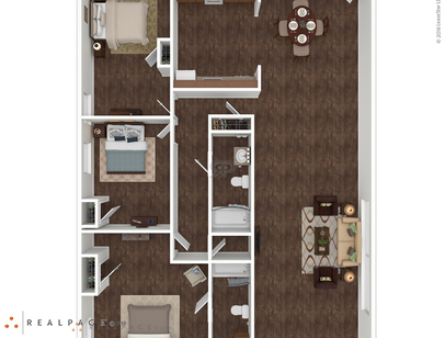El Pueblo: Beds - 3: Baths - 2: SqFt Range - 1120 to 1120
