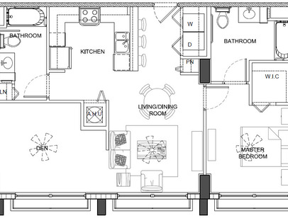 Unit 1K: Beds - 1: Baths - 2: SqFt Range - 880 to 880