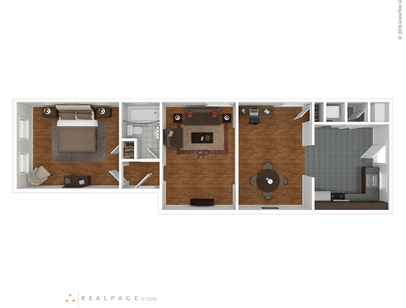 Downtown Tilden Apartments: Beds - 1: Baths - 1: SqFt Range - 600 to 600