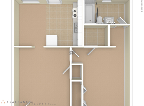 1 Bedroom: Beds - 1: Baths - 1: SqFt Range - 604 to 604