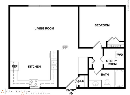 1  Bedroom: Beds - 1: Baths - 1: SqFt Range - 734 to 734