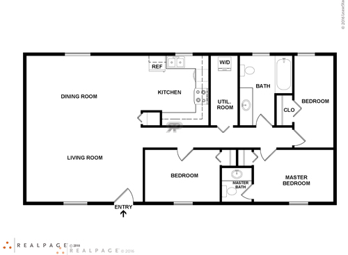 3  Bedroom: Beds - 3: Baths - 2: SqFt Range - 1067 to 1067