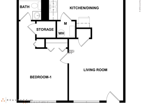 1 Bedroom HUD: Beds - 1: Baths - 1: SqFt Range - 663 to 663