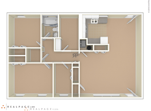 4 Bedroom HUD: Beds - 4: Baths - 1: SqFt Range - 1150 to 1150
