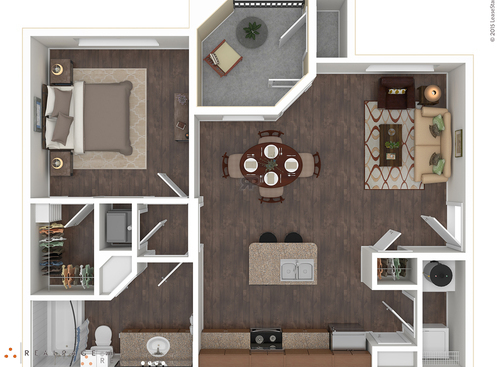 A1: Beds - 1: Baths - 1: SqFt Range - 750 to 750