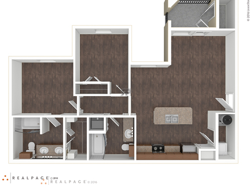 B1: Beds - 2: Baths - 2: SqFt Range - 950 to 950