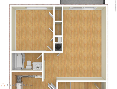 One Bedroom  One Bath: Beds - 1: Baths - 1: SqFt Range - 600 to 600