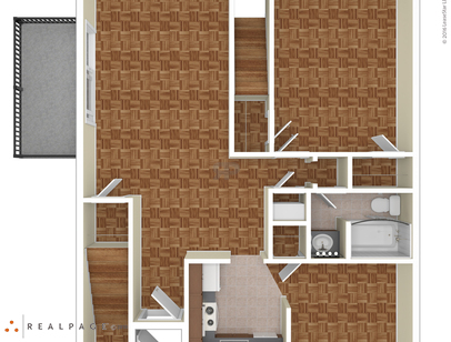 1 Bed 1 Bath Den: Beds - 1: Baths - 1: SqFt Range - 846 to 846