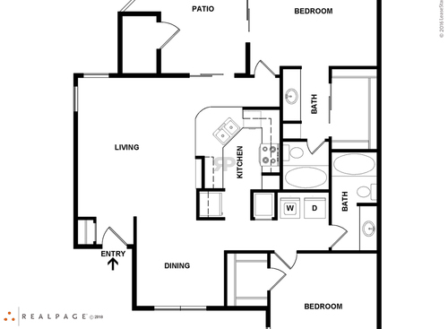 G Plan: Beds - 2: Baths - 2: SqFt Range - 1120 to 1120