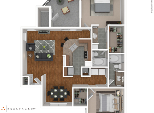 G Plan: Beds - 2: Baths - 2: SqFt Range - 1120 to 1120