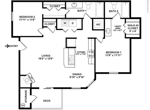 Duval: Beds - 2: Baths - 2: SqFt Range - 1040 to 1040