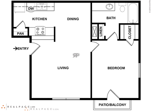 1A: Beds - 1: Baths - 1.5: SqFt Range - 661 to 661