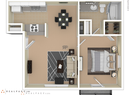 1A: Beds - 1: Baths - 1.5: SqFt Range - 661 to 661