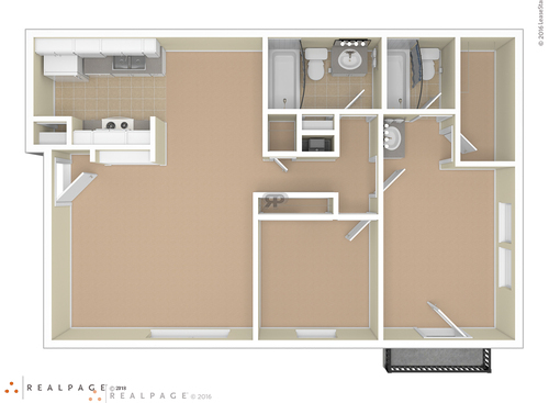 2C: Beds - 2: Baths - 2: SqFt Range - 926 to 926