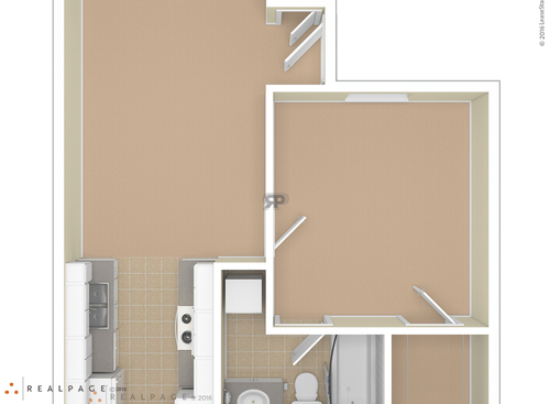 1 Bedroom: Beds - 1: Baths - 1: SqFt Range - 525 to 525