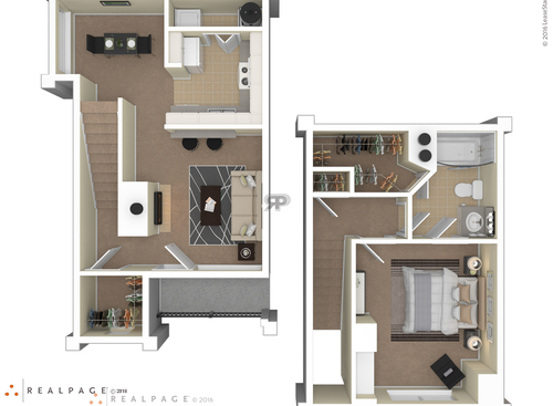 A3 - 1 Bedroom: Beds - 1: Baths - 1: SqFt Range - 841 to 841