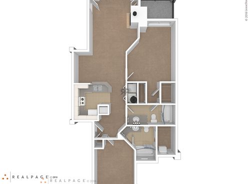 B1 - 2 Bedroom: Beds - 2: Baths - 2: SqFt Range - 1135 to 1135