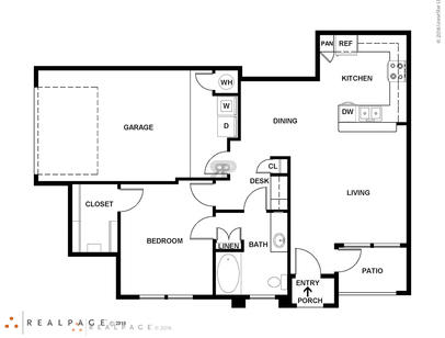 A2: Beds - 1: Baths - 1: SqFt Range - 771 to 771