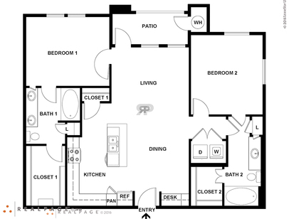 B4: Beds - 2: Baths - 2: SqFt Range - 1007 to 1007