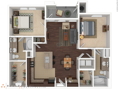 B4: Beds - 2: Baths - 2: SqFt Range - 1007 to 1007