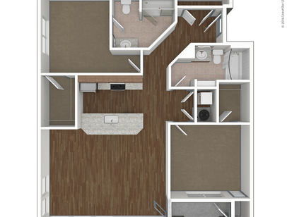 The Lucille: Beds - 2: Baths - 2: SqFt Range - 1139 to 1139