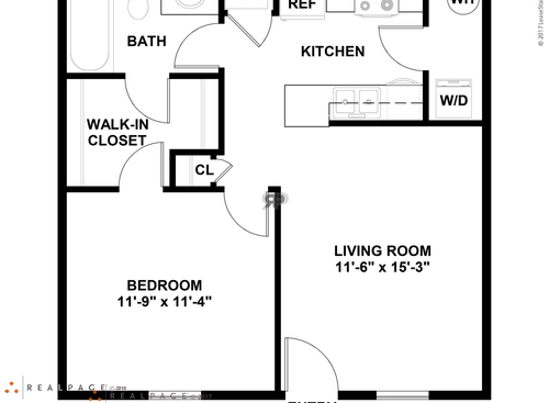 Nottingham: Beds - 1: Baths - 1: SqFt Range - 570 to 570