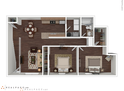Chillmark with Garage: Beds - 2: Baths - 1: SqFt Range - 1064 to 1064