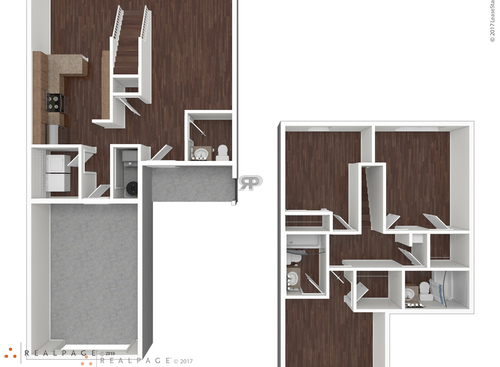 Townsfair with Garage: Beds - 3: Baths - 2.5: SqFt Range - 1448 to 1448