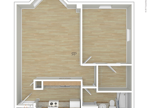 The Columbus: Beds - 1: Baths - 1: SqFt Range - 720 to 720