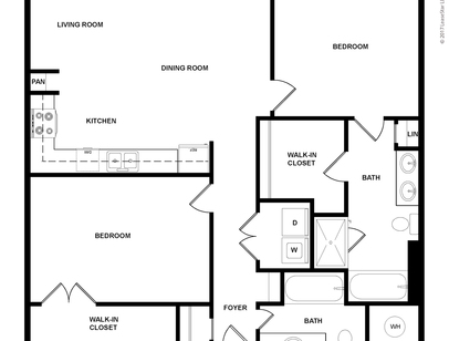 St. Maarten: Beds - 2: Baths - 2: SqFt Range - 1067 to 1067
