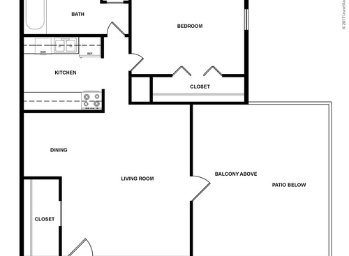 St Lucia: Beds - 2: Baths - 1: SqFt Range - 456 to 456