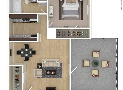 St Lucia: Beds - 2: Baths - 1: SqFt Range - 456 to 456